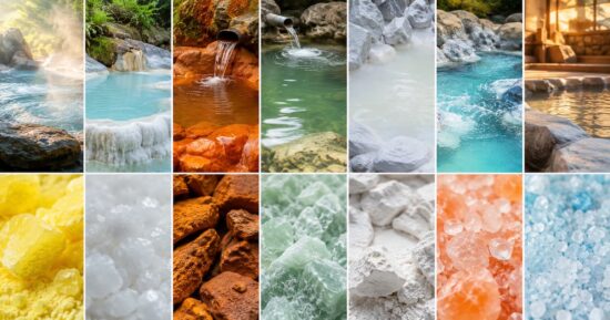 Distintos tipos de aguas termales