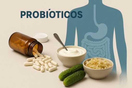 Representación del ecosistema microbiano del cuerpo humano y su equilibrio natural.