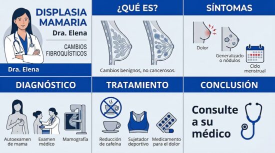 Infografía médica displasia_mamaria clinica mayo